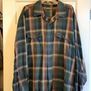 Men’s XL Orvis flannel shirt